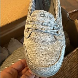 Brand new Skechers air cooled memory foam slip on casual women’s shoe